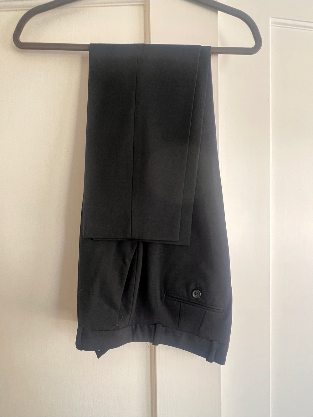 JCREW Classic Black Dress Pants - Tollegno 1900